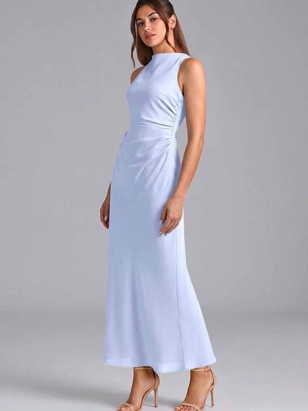 Azazie Light Blue Dress